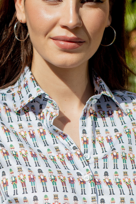 Camisa azul celeste soldados de plomo