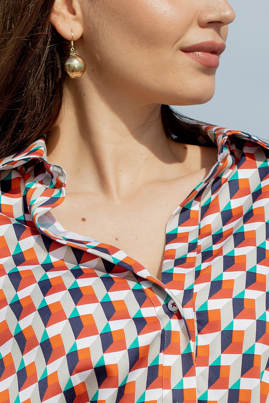 Blusón estampado vintage