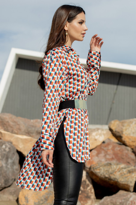 Blusón estampado vintage