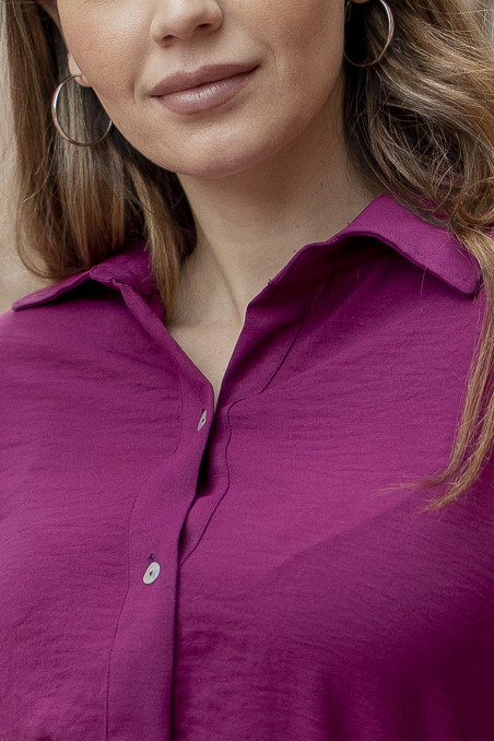 Camisola oversize púrpura