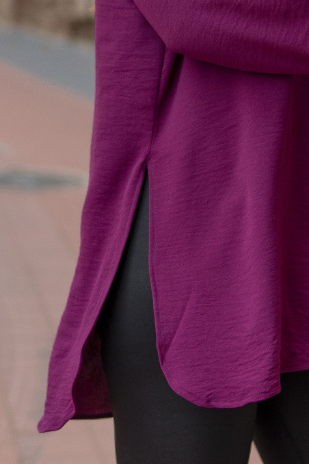 Camisola oversize púrpura